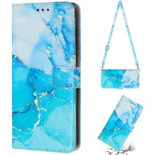 ZH Store Oppo A55 5G İçin Crossbody Mermer Kılıf (Yurt Dışından)