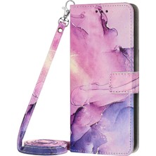 ZH Store Oppo A96 5G İçin Crossbody Mermer Kılıf (Yurt Dışından)