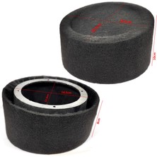 OEM Boş Kabin 16CM Yükseltme Siyah Plastik (2 Adet)
