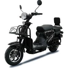 Kral Titan L Elektrikli Motosiklet - 6 Akülü - Siyah