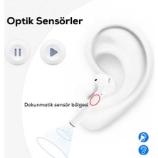 Wiwu Airbuds x Pro Bluetooth Kablosuz Kulak Içi Kulaklık V5.0 Hi-Fi Superior Stereo Dokunmatik