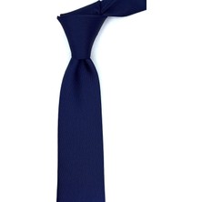 Kravatkolik Lacivert Nokta Desen Ince Kravat SK7616