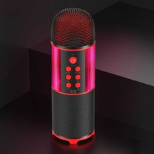 Soaiy MC12 Karaoke Mikrofon & Bluetooth Hoparlör - Ses Kaydı - Tiz / Bass / Ses / Yankı Ayarları