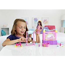 Barbie Bebek Bakıcısı Skipper Oyun Evi Seti, Bebek Bakıcısı Skipper, Bebek Figürü, Salıncak ve Aksesuarlarıyla, 3 Yaş ve Üzeri Hhb67