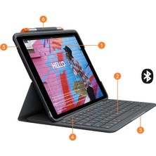 Logitech Slim Folio iPad Air 3.nesil Için Klavyeli Kılıf (Nordic,q)