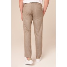 Agustini Erkek Jogger Bej Pantolon Slim Fit | Agustini