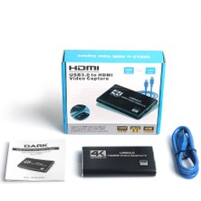 Dark 4K Ultra Hd 60Hz Video Capture USB 3.0 HDMI Video Kayıt Cihazı (DK-HD-CAP4K)