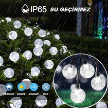 Light Home 50 Led 7 Metre Tüm Renkler Kristal Güneş Enerjili Led Işık Solar Bahçe Teras Balkon Ağaç Lambası Aydınlatması