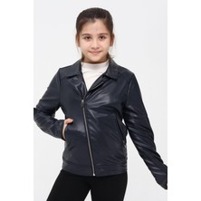 Benitto Kids Kız Çocuk Deri Ceket 5126210