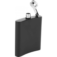 Kişiye Özel Harf ve Isimli Siyah Renkli Paslanmaz Çelik Matara / 6oz