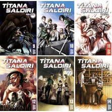 Titana Saldırı 9-10-11-12-13-14. Ciltler Manga Seti