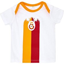 Galatasaray Lisanslı Armalı Bebek T-Shirt Hediye Aslan Ahşap Kutulu