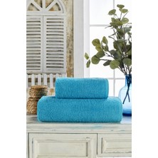Fg Home Havlu Seti Ekstra Yumuşak Pamuk Fg Serisi Modern Tasarım 50X90 70X140 cm Banyo Havlu Seti
