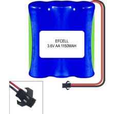 Efcell Şarjlı Oyuncak Pili Üçlü Aa 3.6V 1150MAH Efcell
