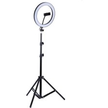 Ring Light 10INC 210 cm Youtuber Makyaj LED Halka Işık Kuaför,make Up Ring Light Tripod Ayak