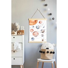 Duende Sticker - Galaksi Kanvas Kumaş Baskı Poster/afiş