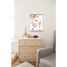 Duende Sticker - Galaksi Kanvas Kumaş Baskı Poster/afiş