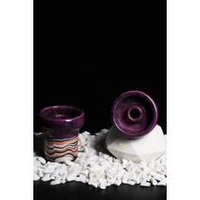 Altunlar Shop Shisha Pi Small Marbling Lüle Mor