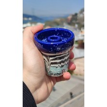 Altunlar Shop Shisha Pi Small Marbling Lüle Mavi