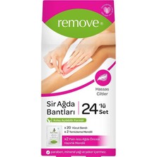 Remove Ağda Bandı Hassas Ciltler Için 24'lü