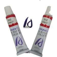 Maries Acrylıc Colour Aklirik Boya Scarlet KIRMIZI(302) 12ML