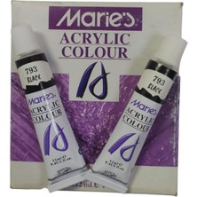 Maries Acrylıc Colour Aklirik Boya SIYAH(793) 12ML