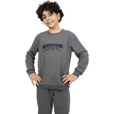 Jonny Kids Bisiklet Yaka Baskılı Sweatshirt