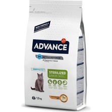 Advance Young Sterilized Tavuklu Kısırlaştırılmış Kedi Maması, 1.5 kg