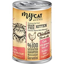 My Cat Pate Tahılsız Tavuk Etli Yavru Kedi Konservesi 400 gr (12)