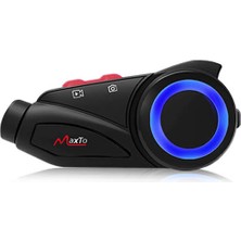 UltraTekno Maxto M3S 2k Hd 1440P Kameralı Intercom Motosiklet Kask Intercom