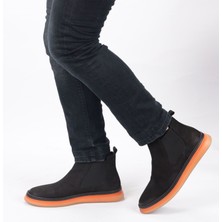 Twoegoist ​Erkek  Nubuk Deri Özel Tabanlı Tasarım Chelsea Bot