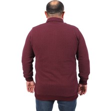 Starbattal Büyük Beden Polo Yaka Sweat Impact Mc 22717-BORDO