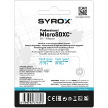 Professional Microsdxc With Adapter Read Speed 70MB/S Write Speed 60MB/S 128GB