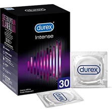 Durex Intense 30'lı Uyarıcı Jelli ve Tırtıklı Prezervatif