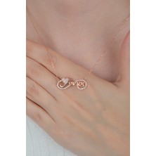 Essare 925 Ayar Annem Sonsuzluk Model Kolye Kadın Gümüş Kolye