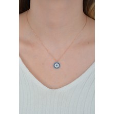 Essare Kadın 925 Ayar Nazar Kolye Gümüş Kolye