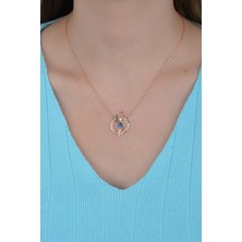 Essare Kadın 925 Ayar Anne Çocuk Kolye Gümüş Kolye