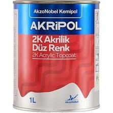 Akzonobel Akripol 2k Renault TR-77389A Kar Beyazı Akrilik Sonkat Oto Boyası 1 Litre