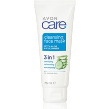 Avon Care Cleansing Salatalık Ve Aloe Içeren Ferahlatıcı Jel Yüz Maskesi 75 Ml.