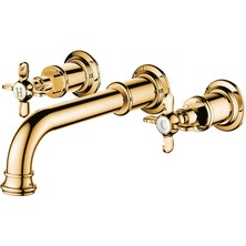 Kale Victorian Ankastre Lavabo Bataryası Altın