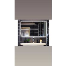 Toprak Dekor 100*80 Günışığı  Ledli Banyo Aynası Ledli Ayna Tuvalet Aynası Boy Aynası
