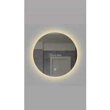 Toprak Dekor 70 cm Beyaz Ledli Dokunmatik Banyo Aynası Ledli Ayna