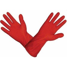 Kırmızı Lastik Eldiven 9-9,5 No