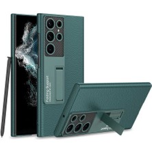 ZORE Galaxy S22 Ultra Kılıf Zore Kıpta Standlı Kılıf
