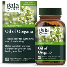 Gaia Herbs Oil Of Oregano Extract 60 Liquid Kapsül Oregano Oil Abd'den