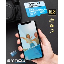 Syrox 128 GB Micro Sd Card Hafıza Kartı & Adaptörü Class 10 MC128