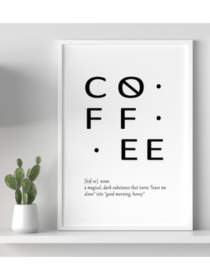 Uckanlar Tekli Tablo Tasarımı, Dekor, Coffe, Mutfak, Dekoratif, Çerçeveli