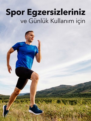 Moodligo Erkek 6'lı Premium Pamuk Görünmez Spor Çorap (Babet Çorap) - Beyaz - Kutulu