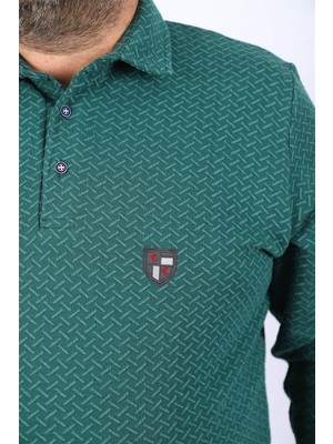 Moc Grande Mocgrande Büyük Beden Polo Yaka Sweat Impact Mc 22717