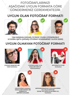 Bk Gift Öğretmenler Günü Fotoğraflı Kadın Bebek Yastık-2